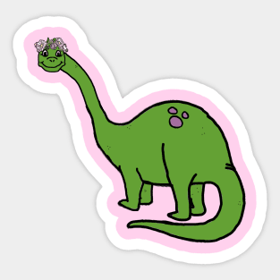 Basic-saurus Sticker